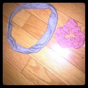 Scrunchie and headband